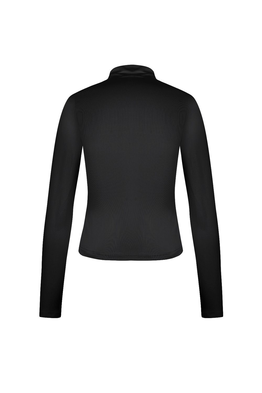 Polyester Women's Long Sleeve Top Ribbed Turtleneck Picture8