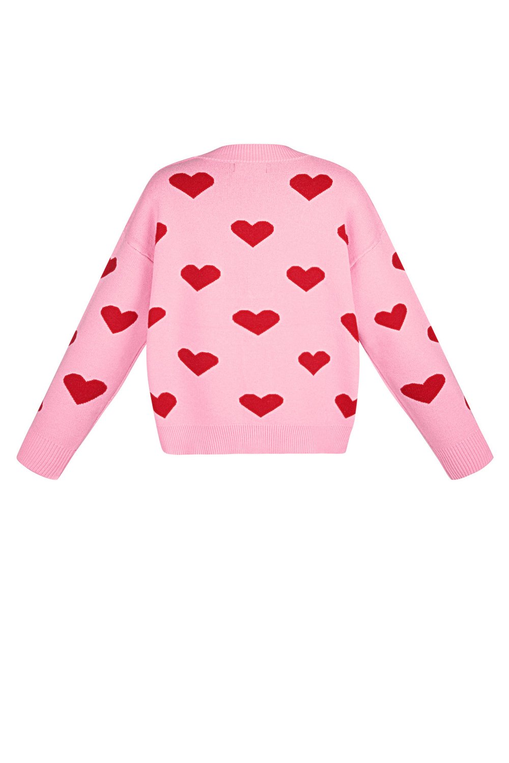 Viscose Knitted Women's Cardigan Cute Heart Pattern Fall/Winter Picture13