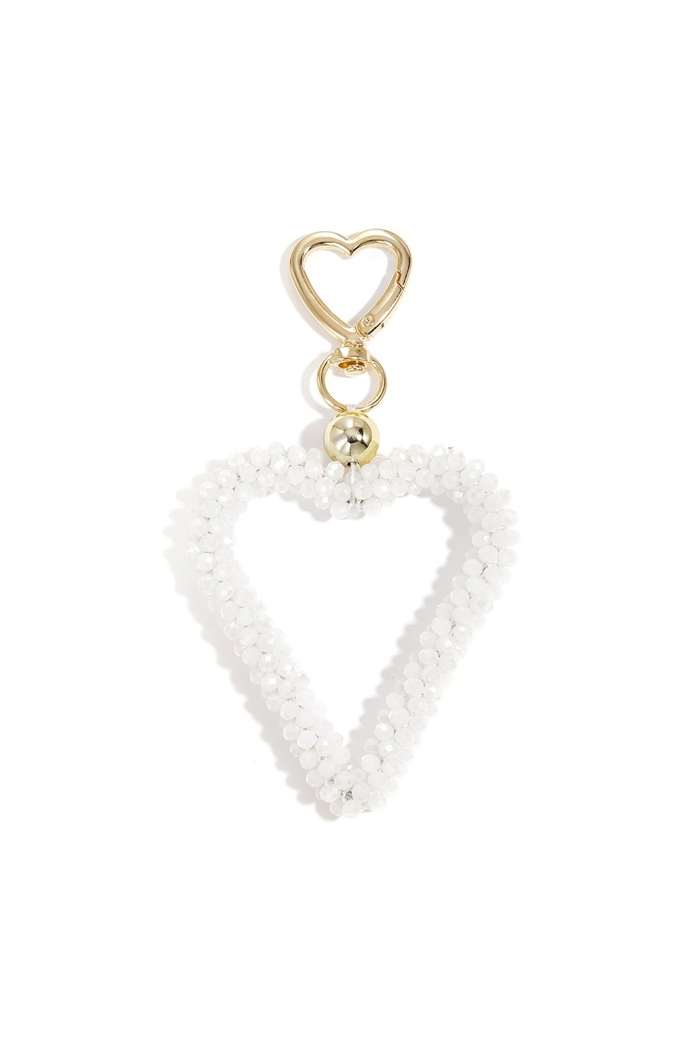 Keychain Heart Casual Crystal Daily Accessories 