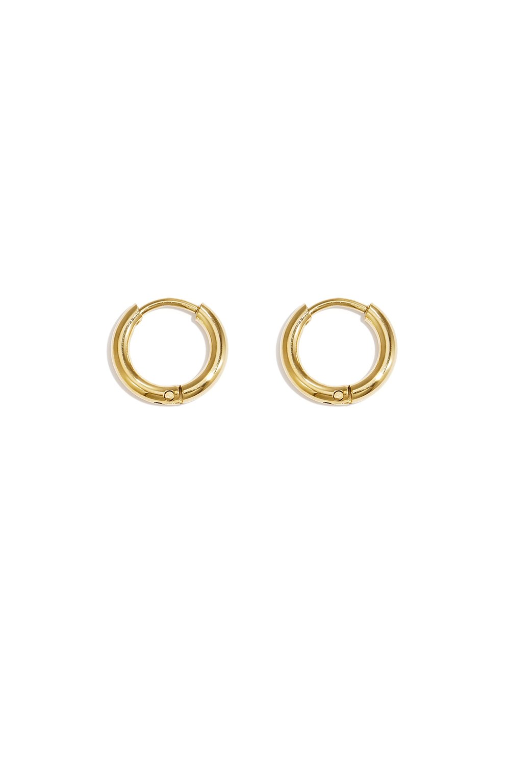 Simple XXS Stainless Steel Hoop Earrings 