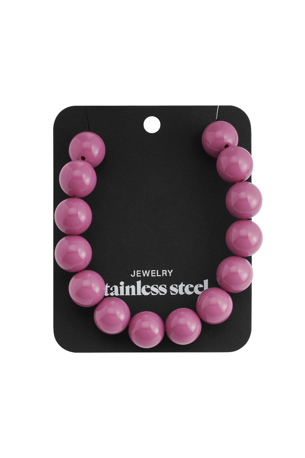 Large colored necklace - 15mm Picture7