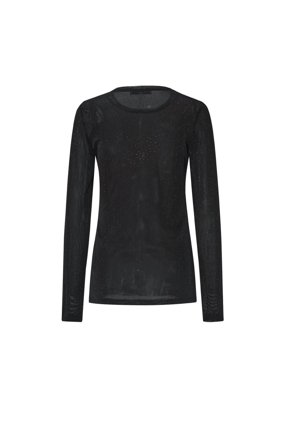 Woven Polyester Long Sleeve Top Sheer Sexy h5Picture3