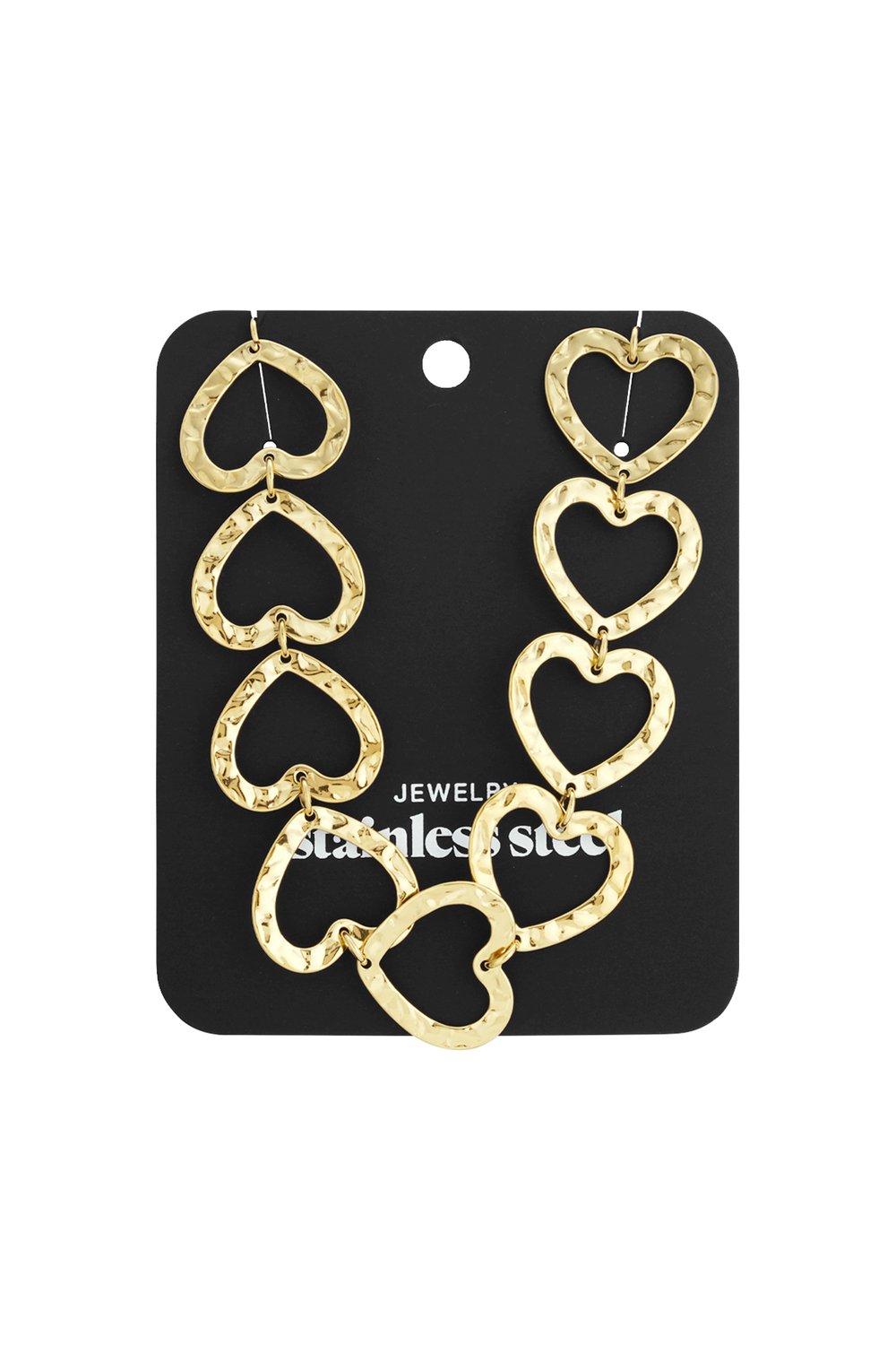 Stainless Steel Chain Necklaces Heart Casual Daily Simple Series Women's jewelry h5Picture4