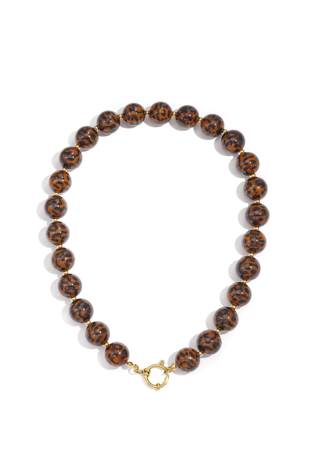 Acrylic Beaded Necklaces Beads Retro Daily Classic Series Women's jewelry-16mm