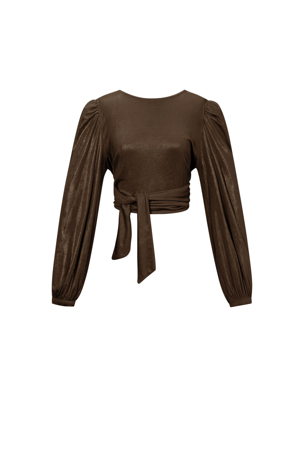 Gebreide Polyestervezel Vrouwen Lange Mouw Top Sexy Solide Kleur Afbeelding2