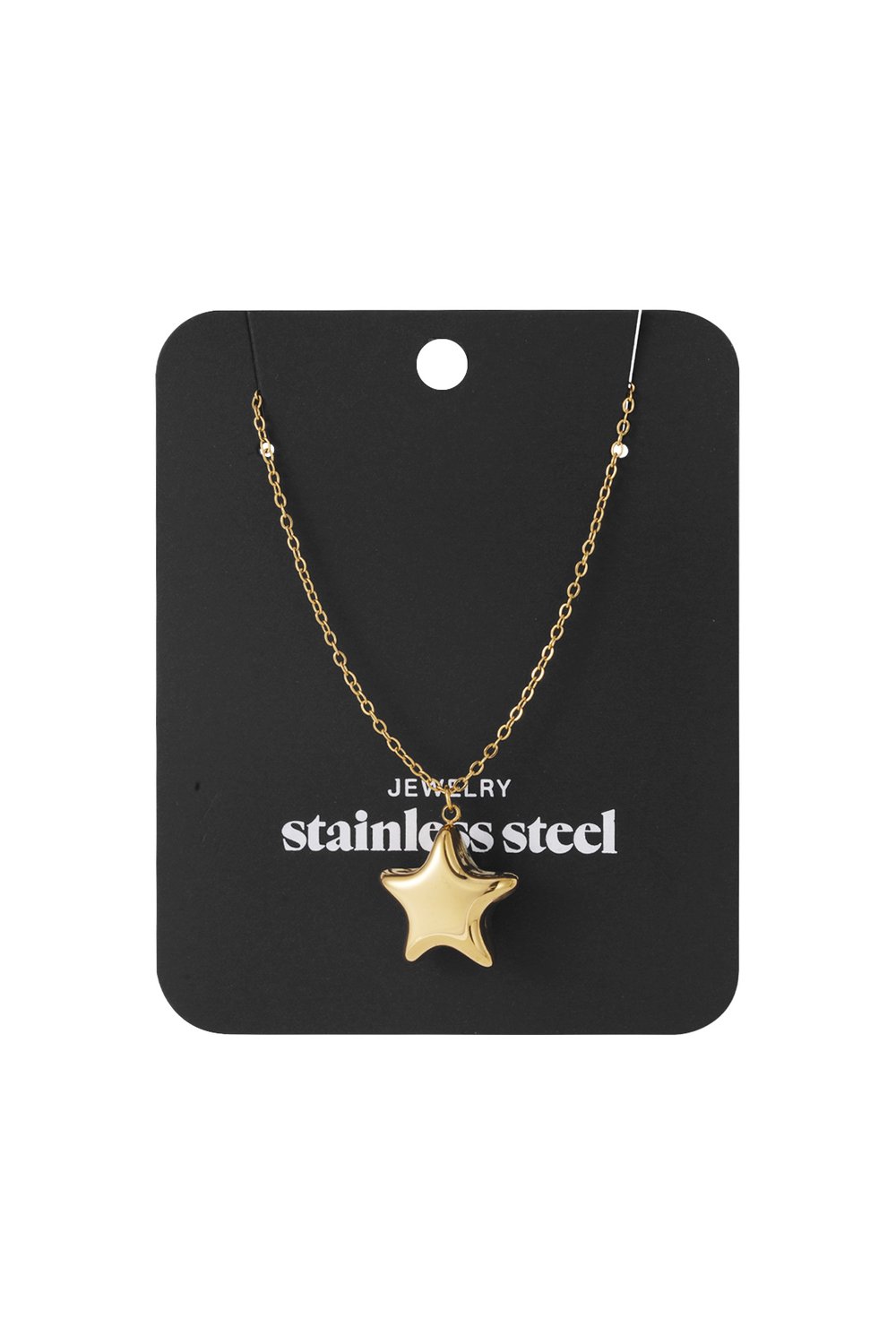 Collar de mujer embarazada con lindo colgante de estrella. Imagen3