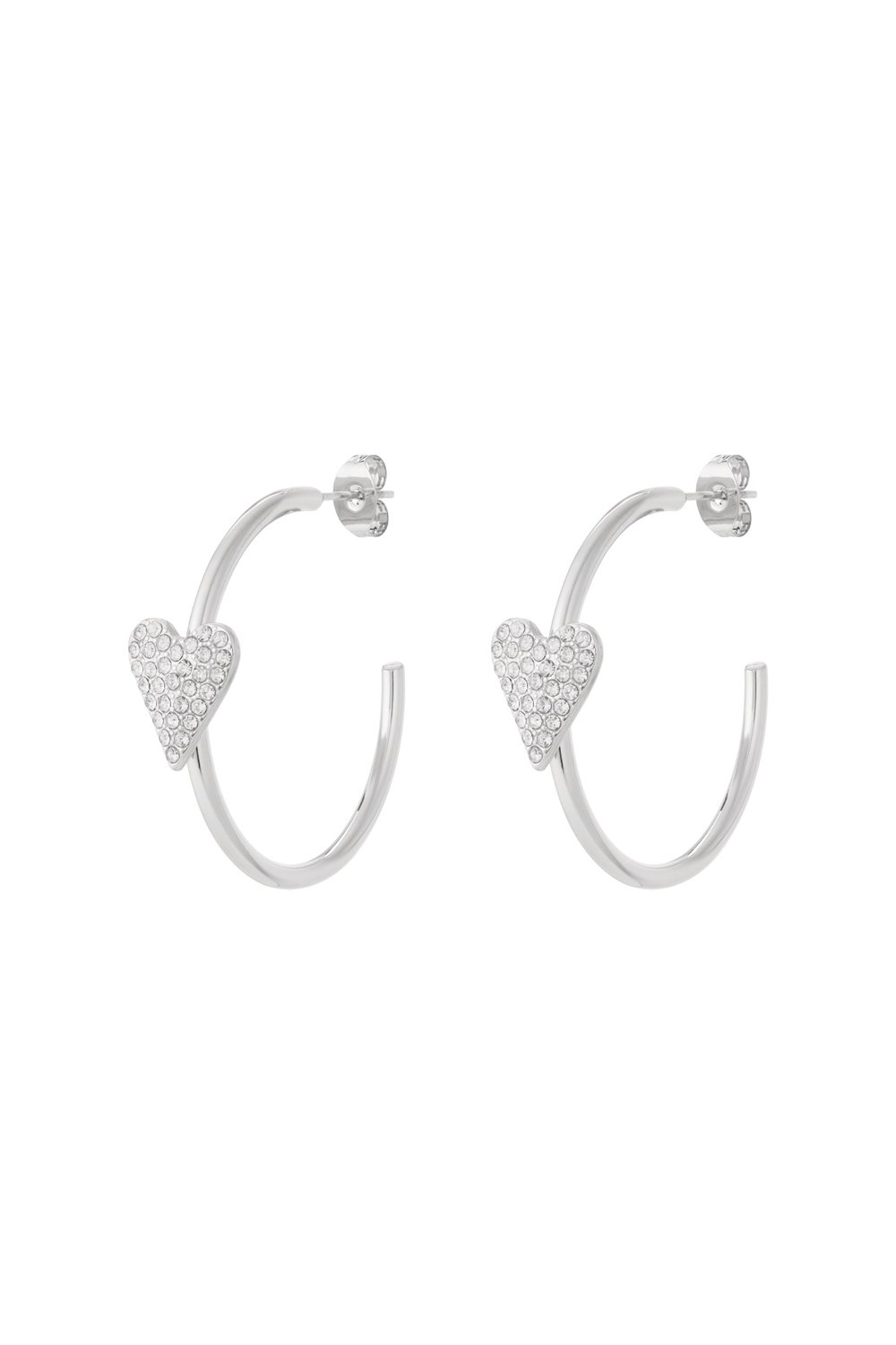 Heart hoop Earrings h5Picture3