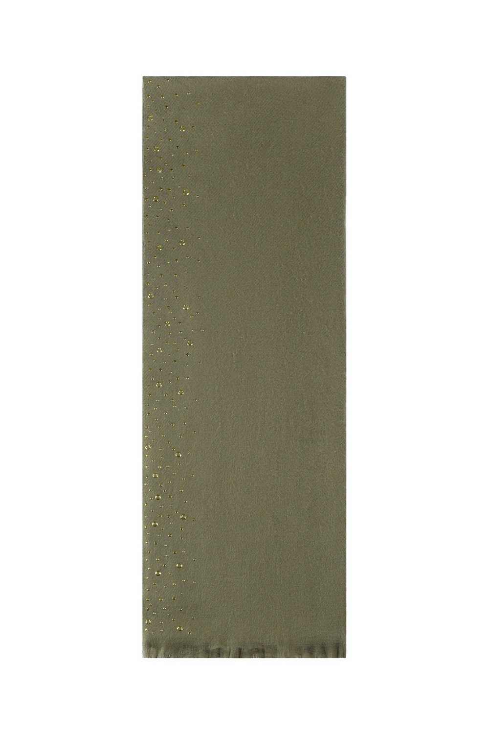 Winterschal mit Steinen 