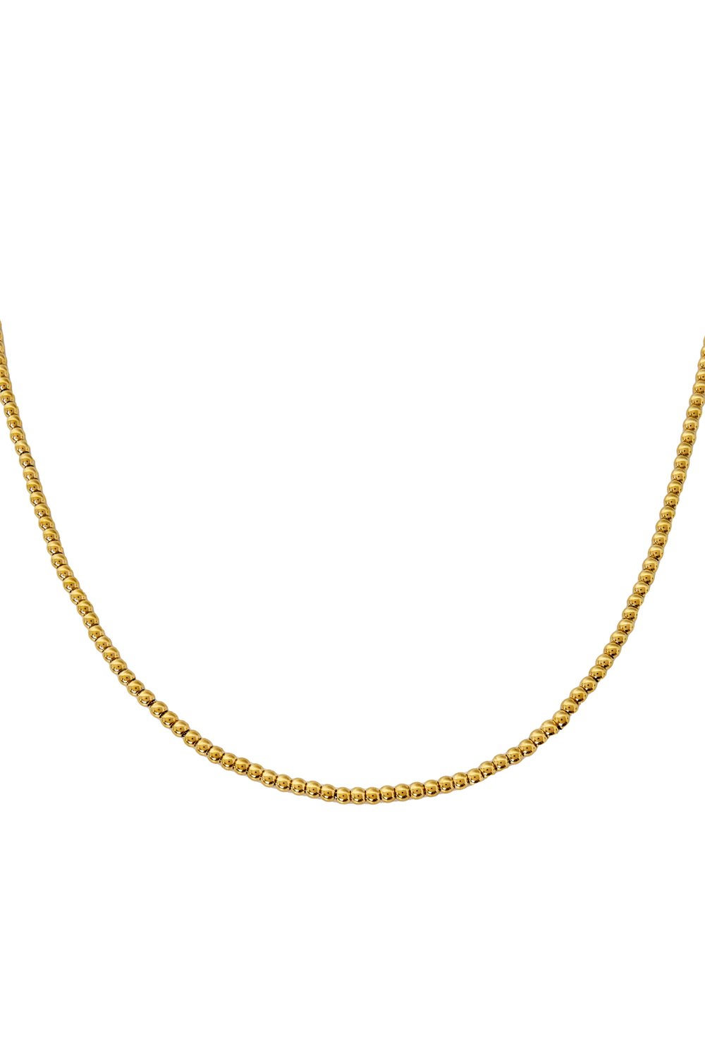 Classic Beads Necklace -5mm 