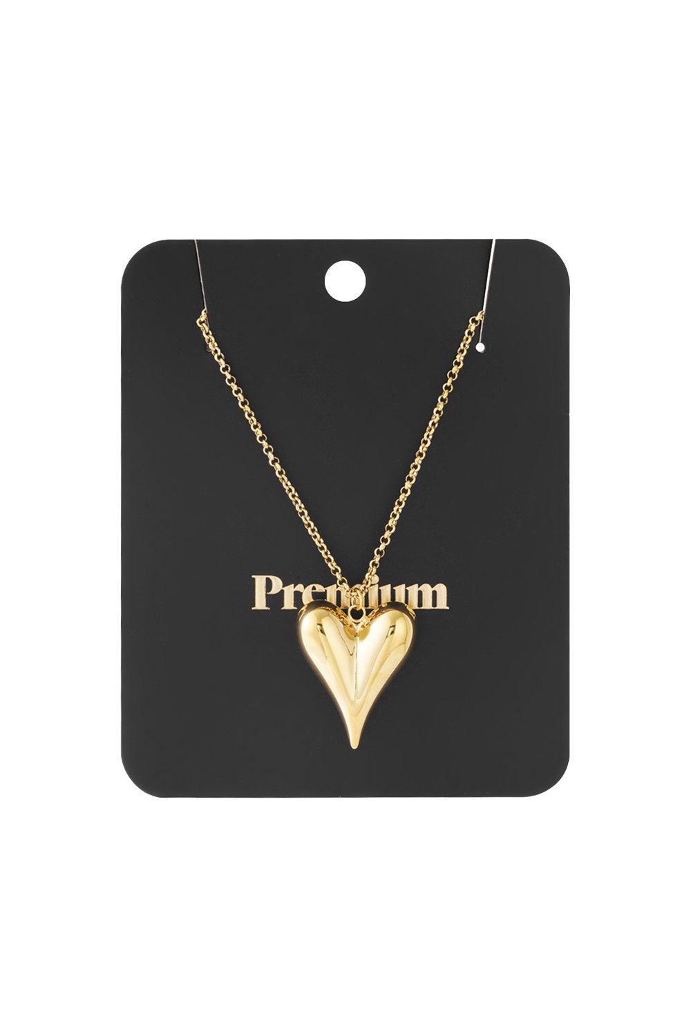 ikonik kalpli basit kolye orta boy h5Resim4