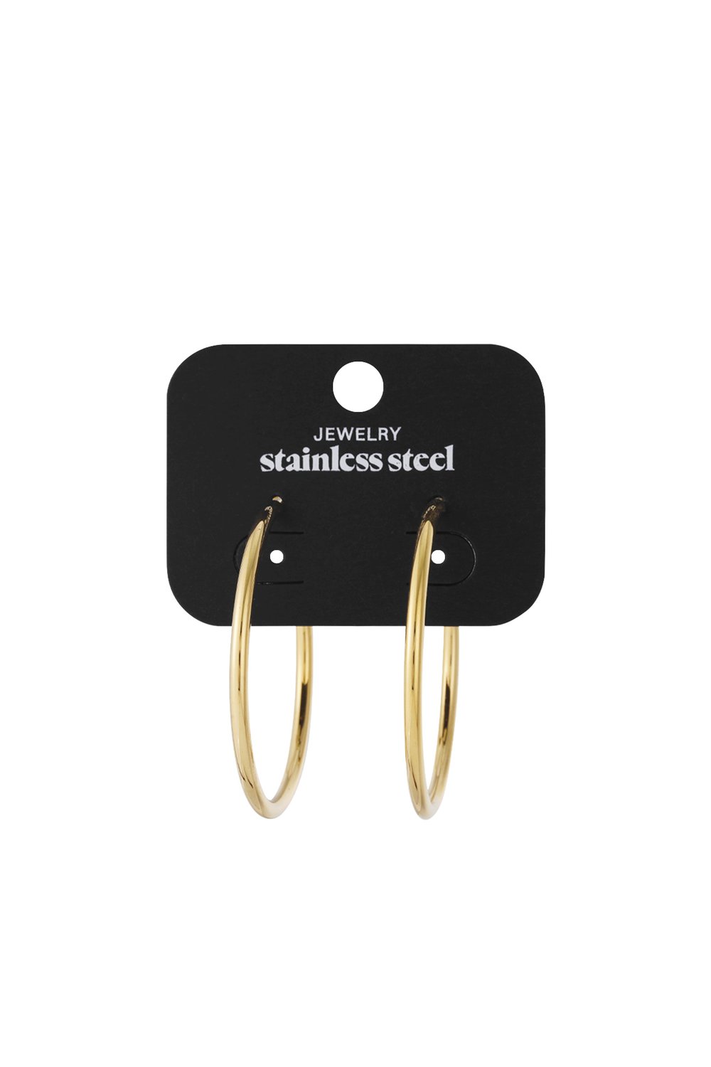 Basis Hoop earrings L Afbeelding4