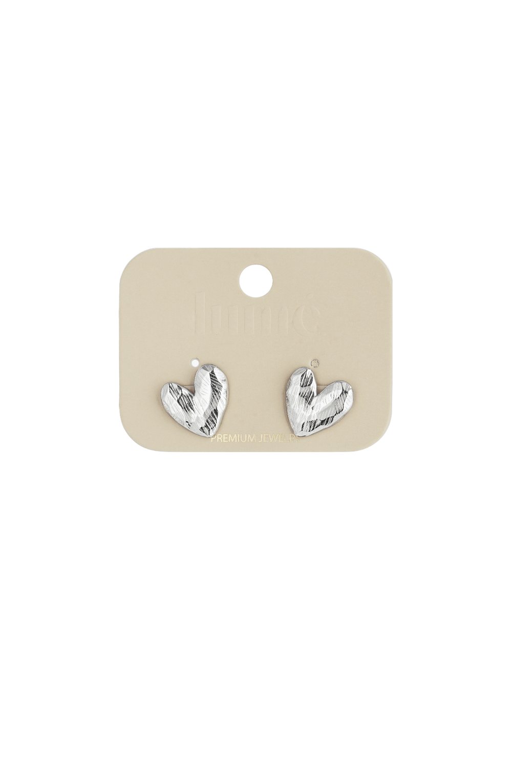 Stud Earrings Heart Simple Daily Simple Series Women's jewelry h5Picture3