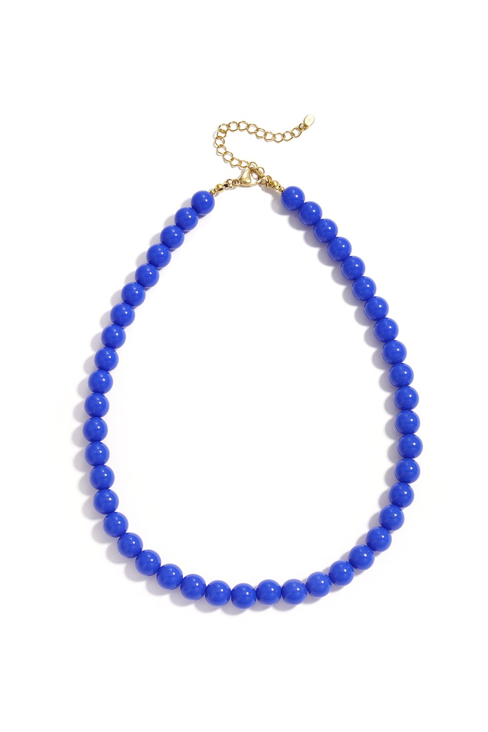 Collier de perles audacieuses de 10 mm 