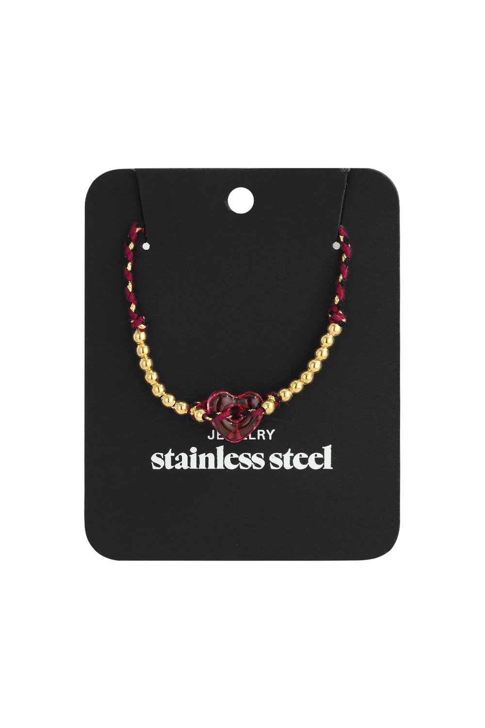 Polyester kralenkettingen Hart Casual Dagelijks Eenvoudig Serie Dames sieraden Afbeelding5