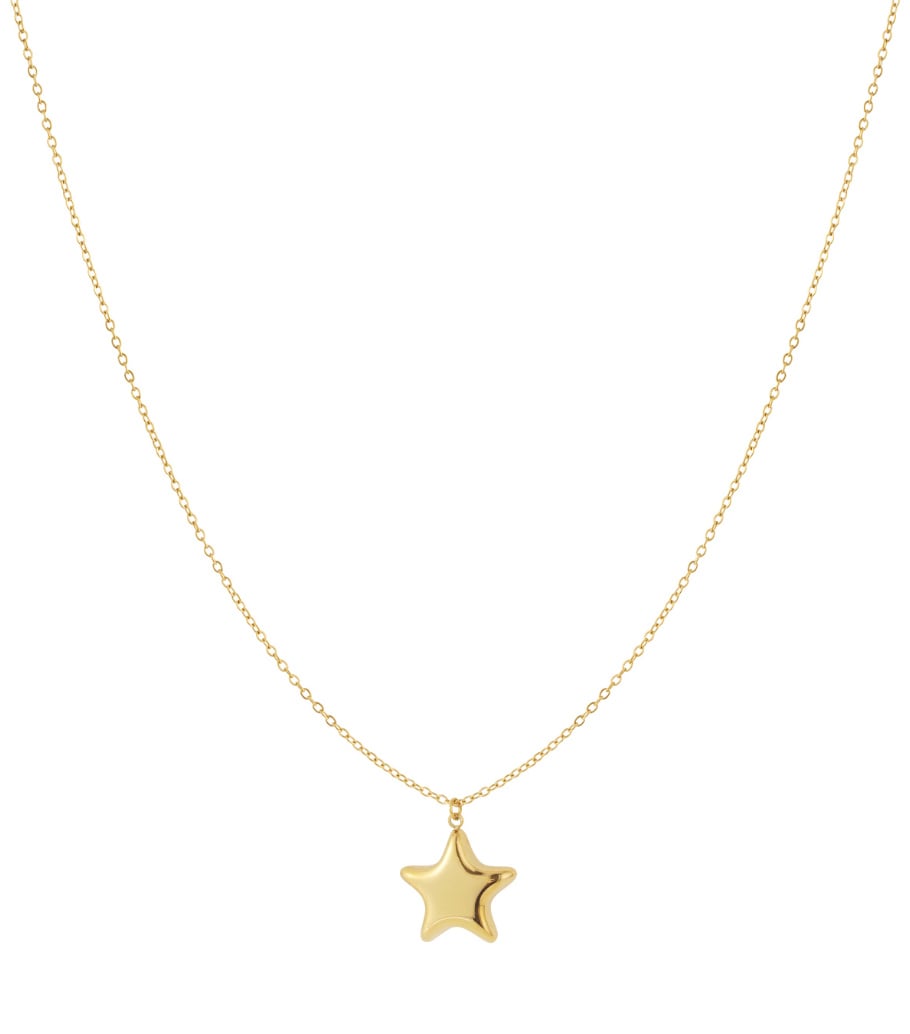 Collar de mujer embarazada con lindo colgante de estrella. 