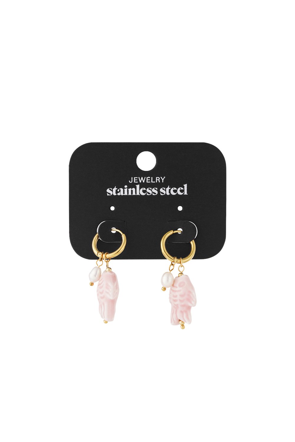 Pearl fish Earrings Picture4