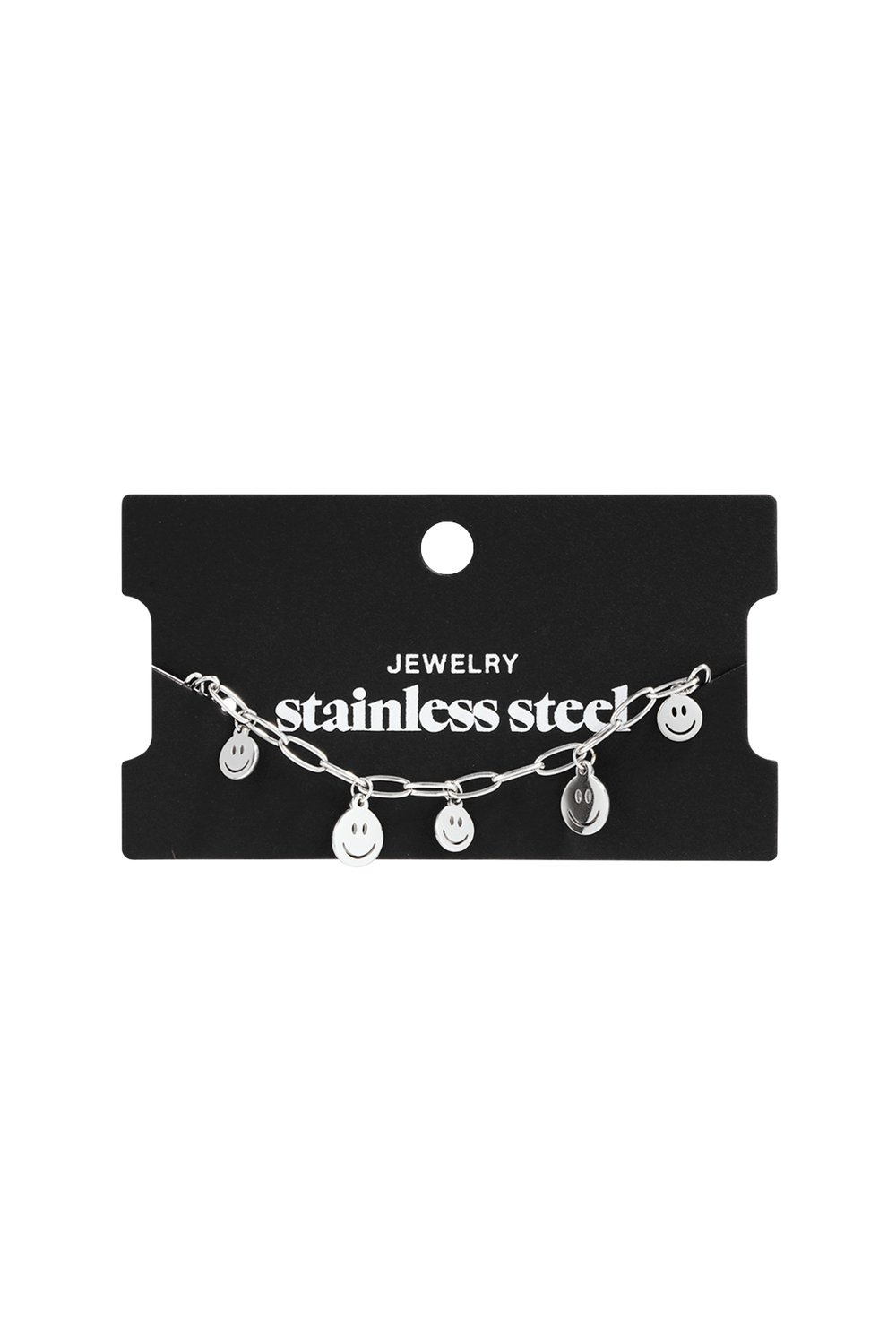 Bracelet multiple smileys Gold Color Stainless Steel Picture4