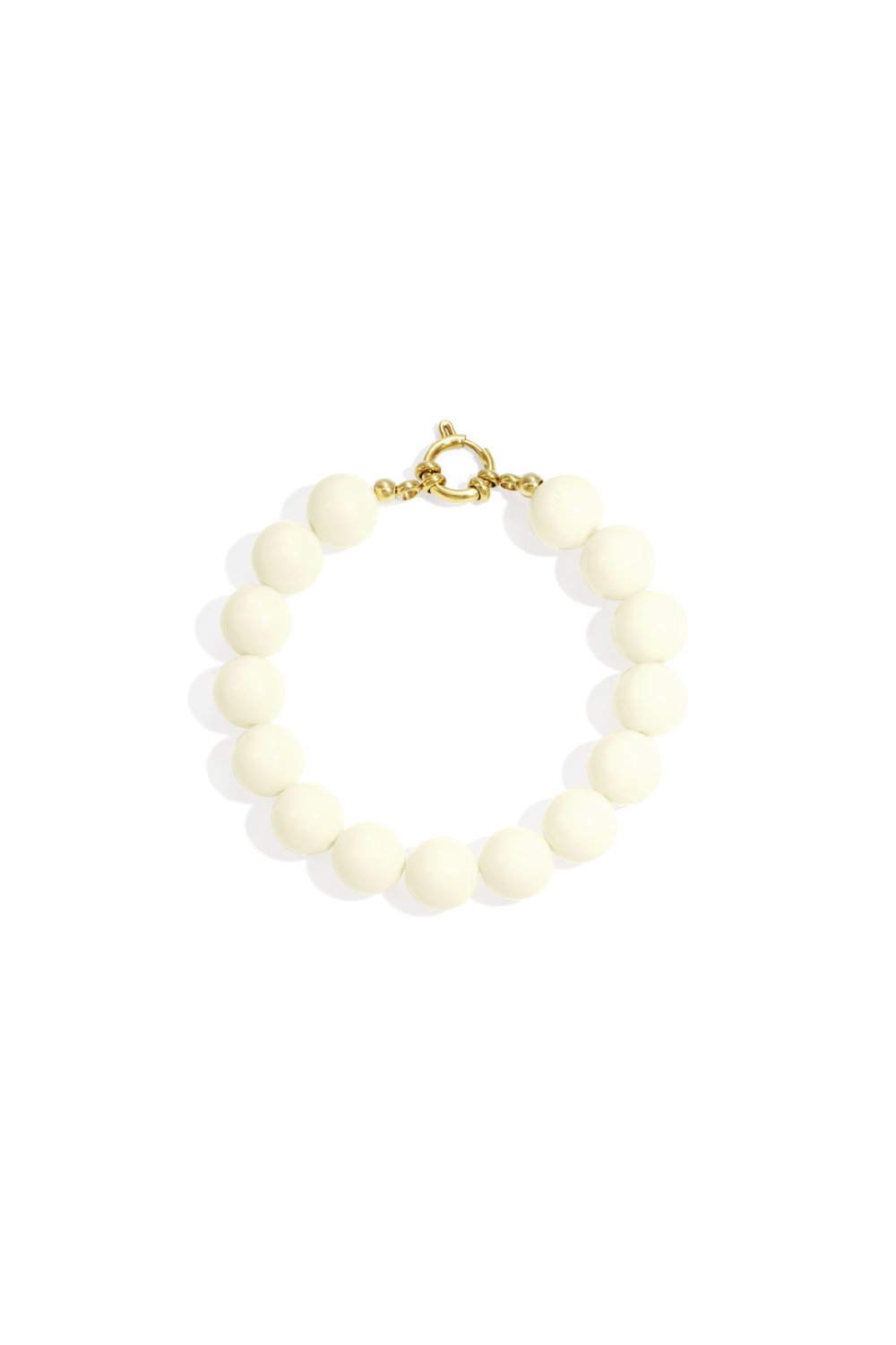 Necklace with medium beads and front closure h5Picture7