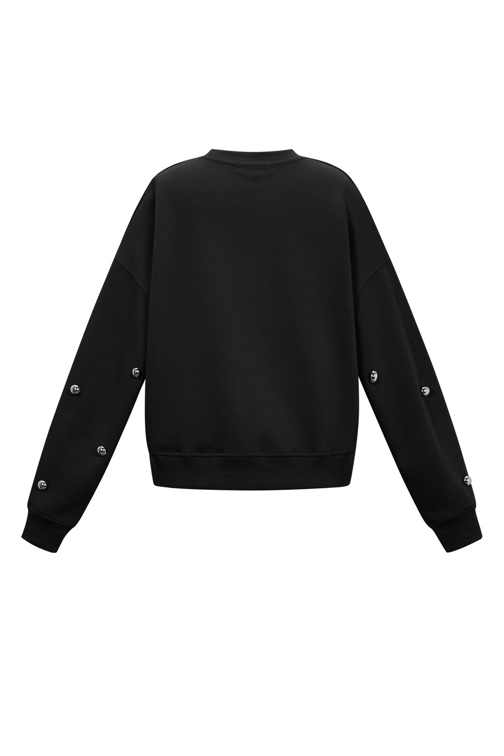 Maglia Cotone Donna Maglione Lungo Manica Casual Puntini h5Immagine3