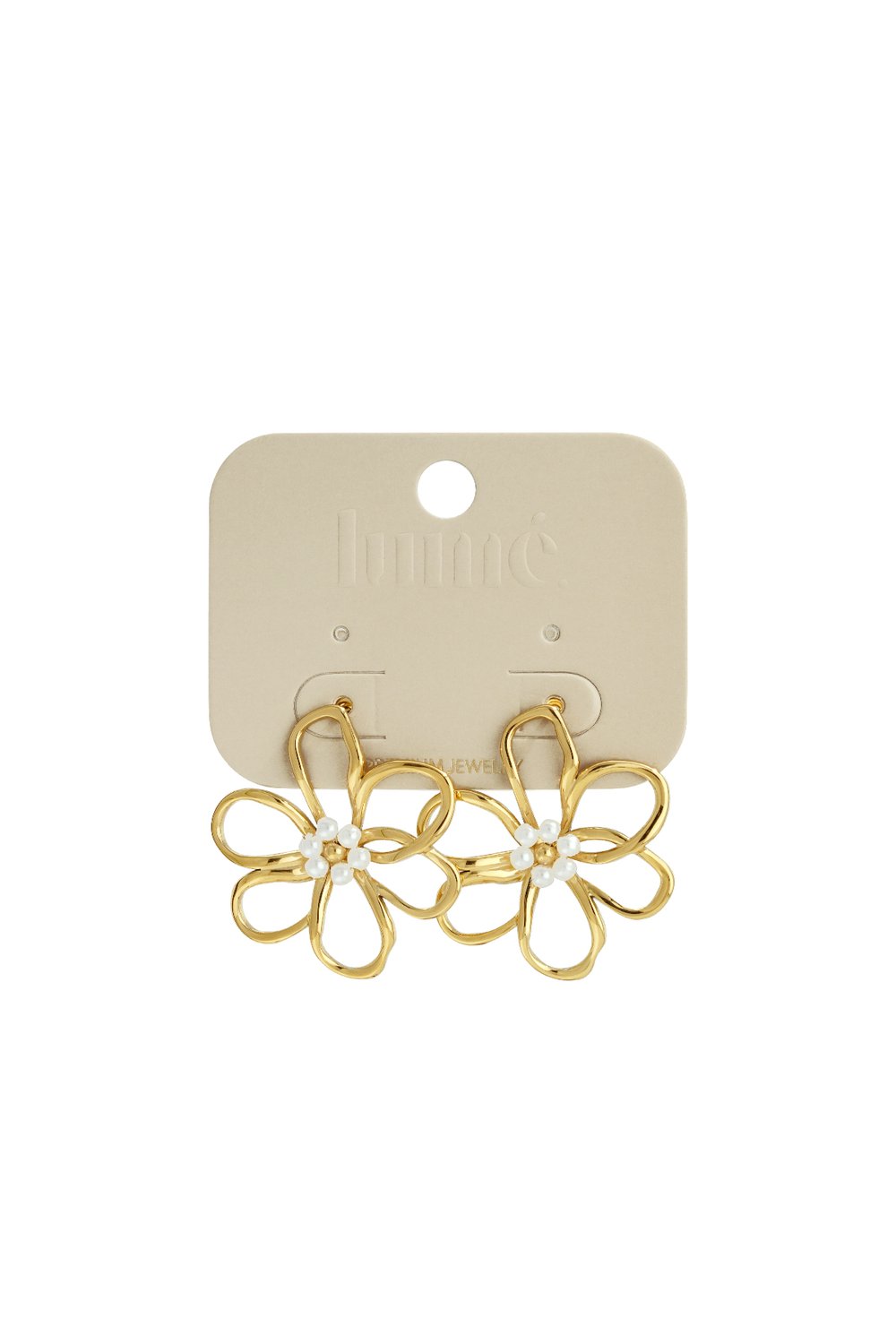 Stainless Steel Stud Earrings Flower Casual Daily Simple Series Women's jewelry h5Picture4