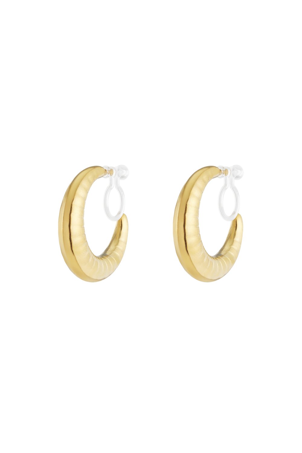 Bold hoop clip Earrings 