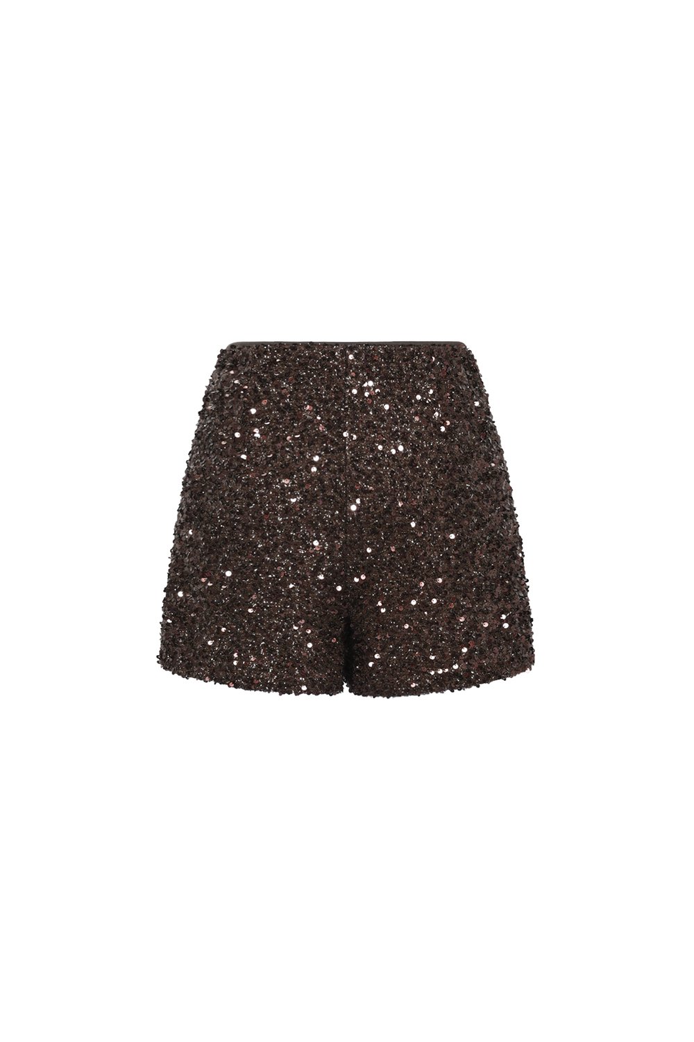 Woven Polyester Fiber Women's Mini Skirt Elegant Sequins 2-piece set h5Picture3