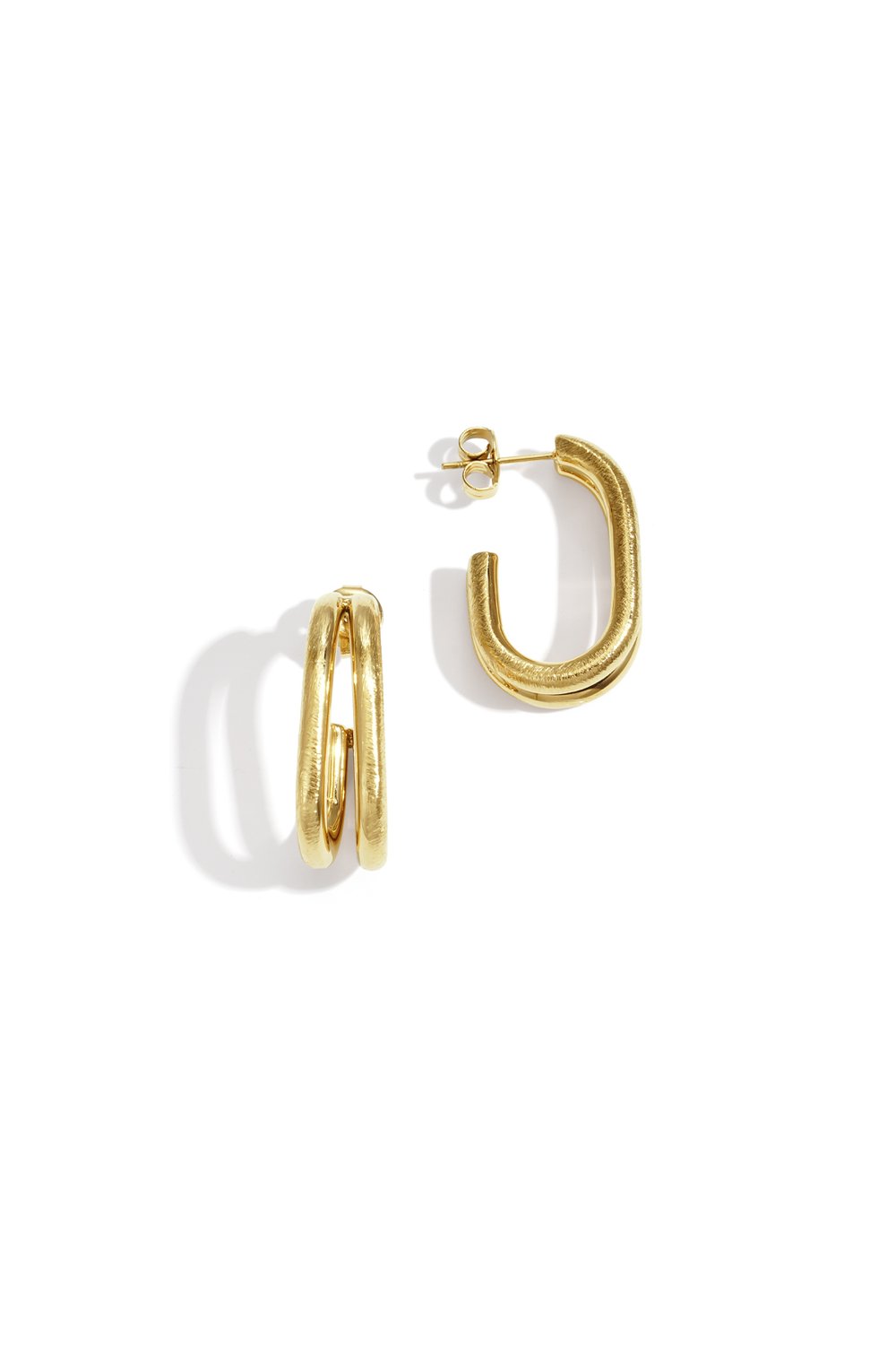 Hoop Earrings lines Casual Daily Simple Series Women's jewelry