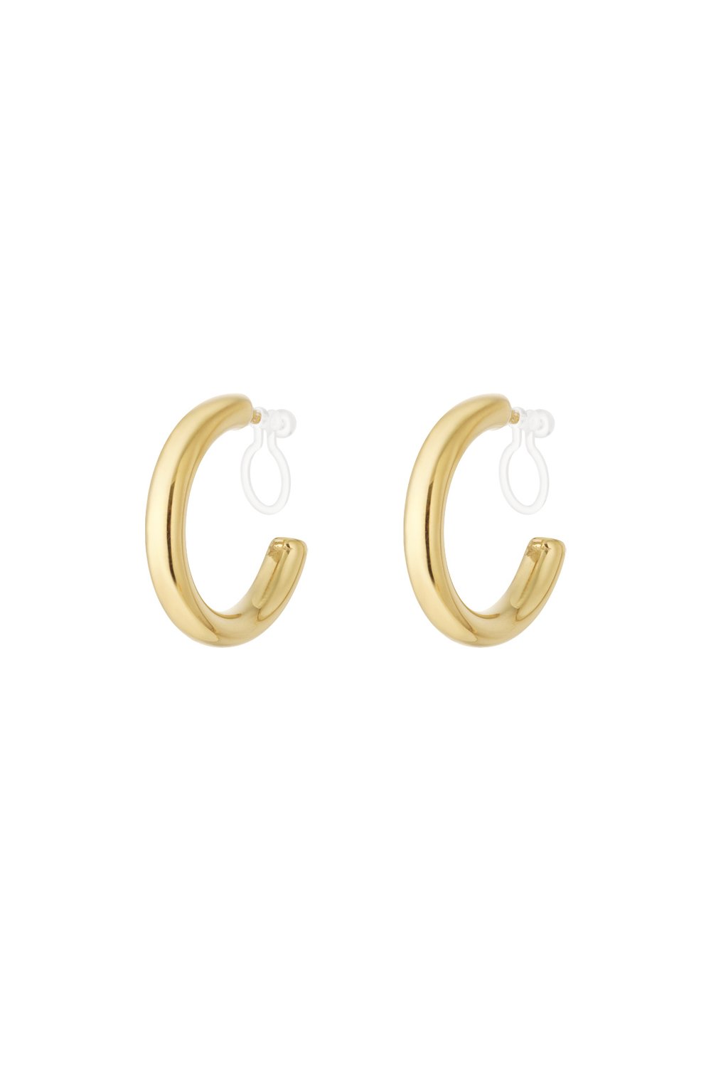 Luminous Hoop Clip Earrings 