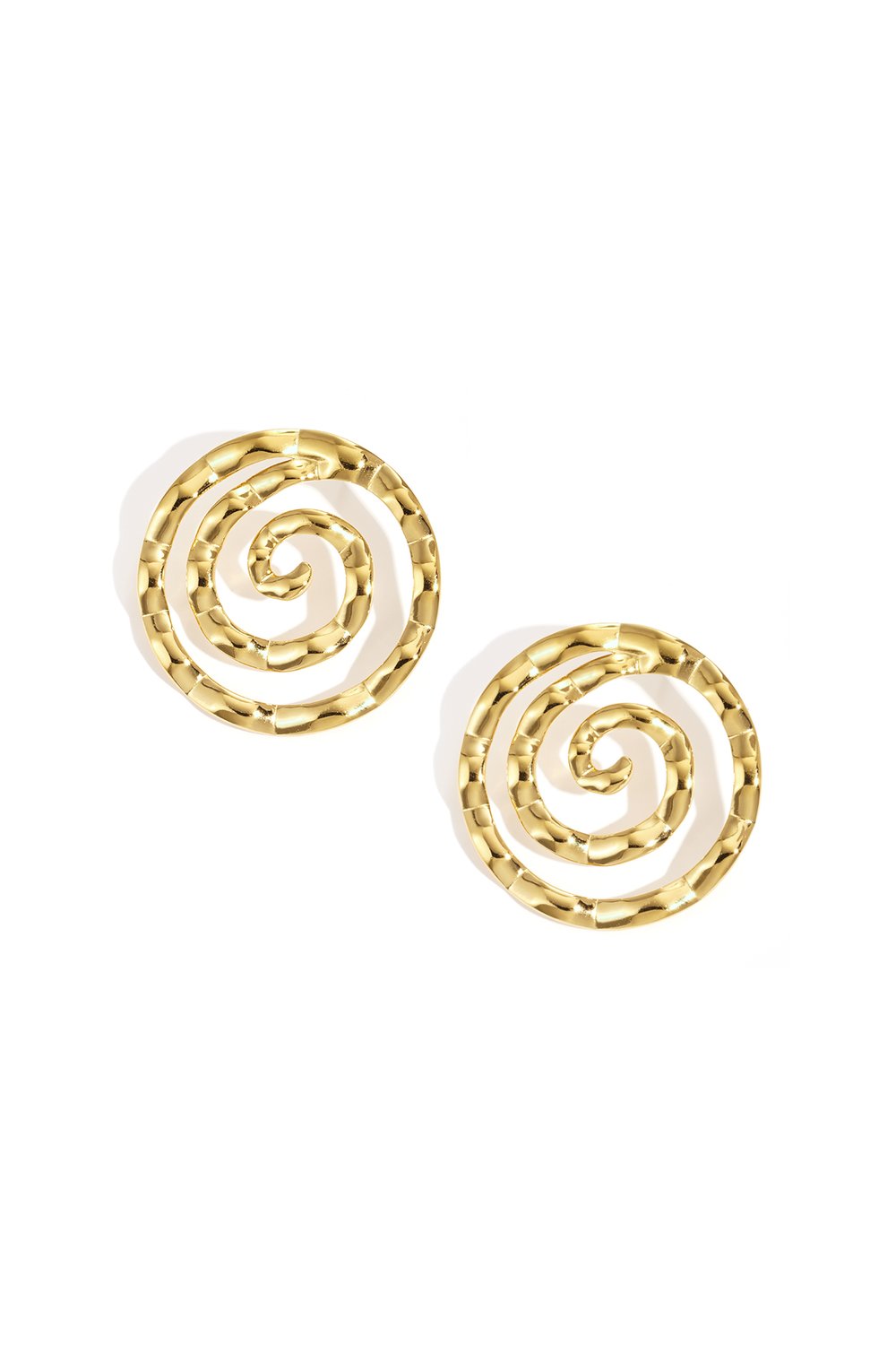 Orecchini a bottone in acciaio inossidabile, linee casual, semplici, da donna, stile quotidiano