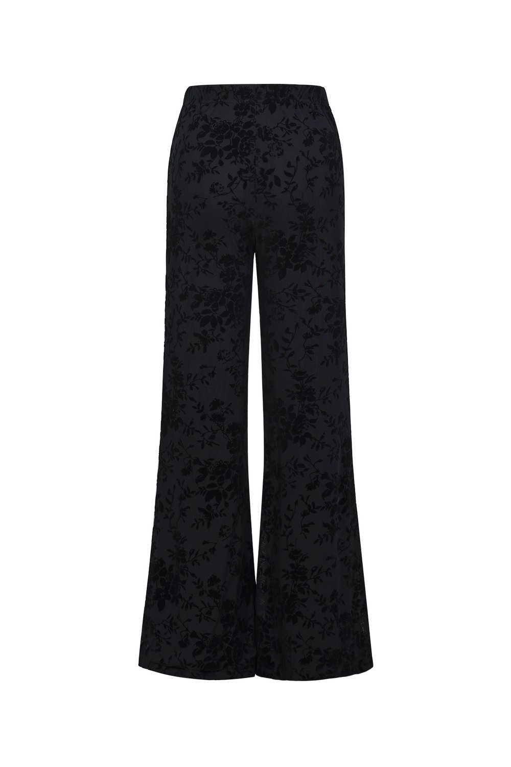 Woven Polyester Fiber Women's Flared Pants Sexy Floral Print 2-piece set h5Picture3