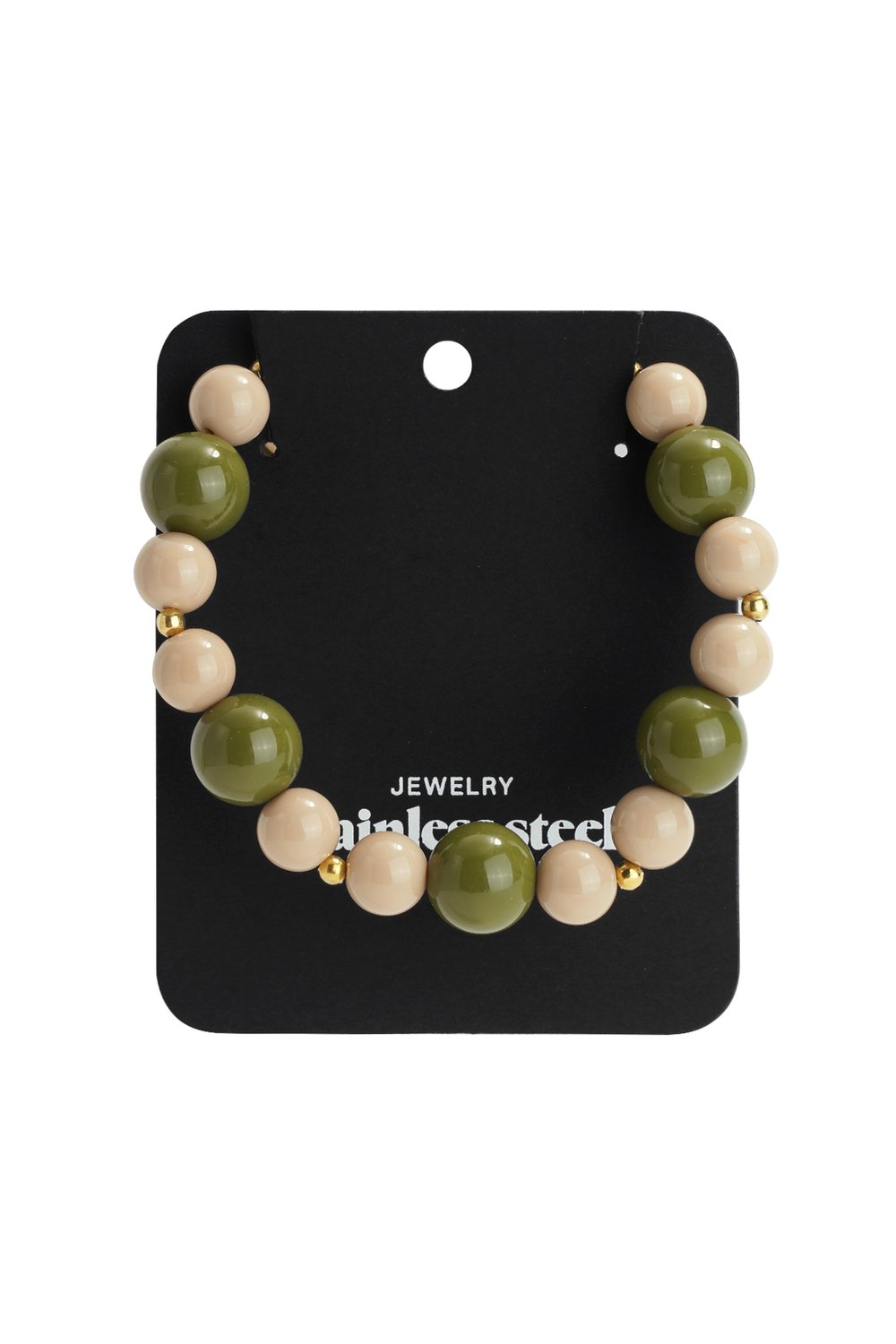 Collier avec des perles de différentes tailles Image7