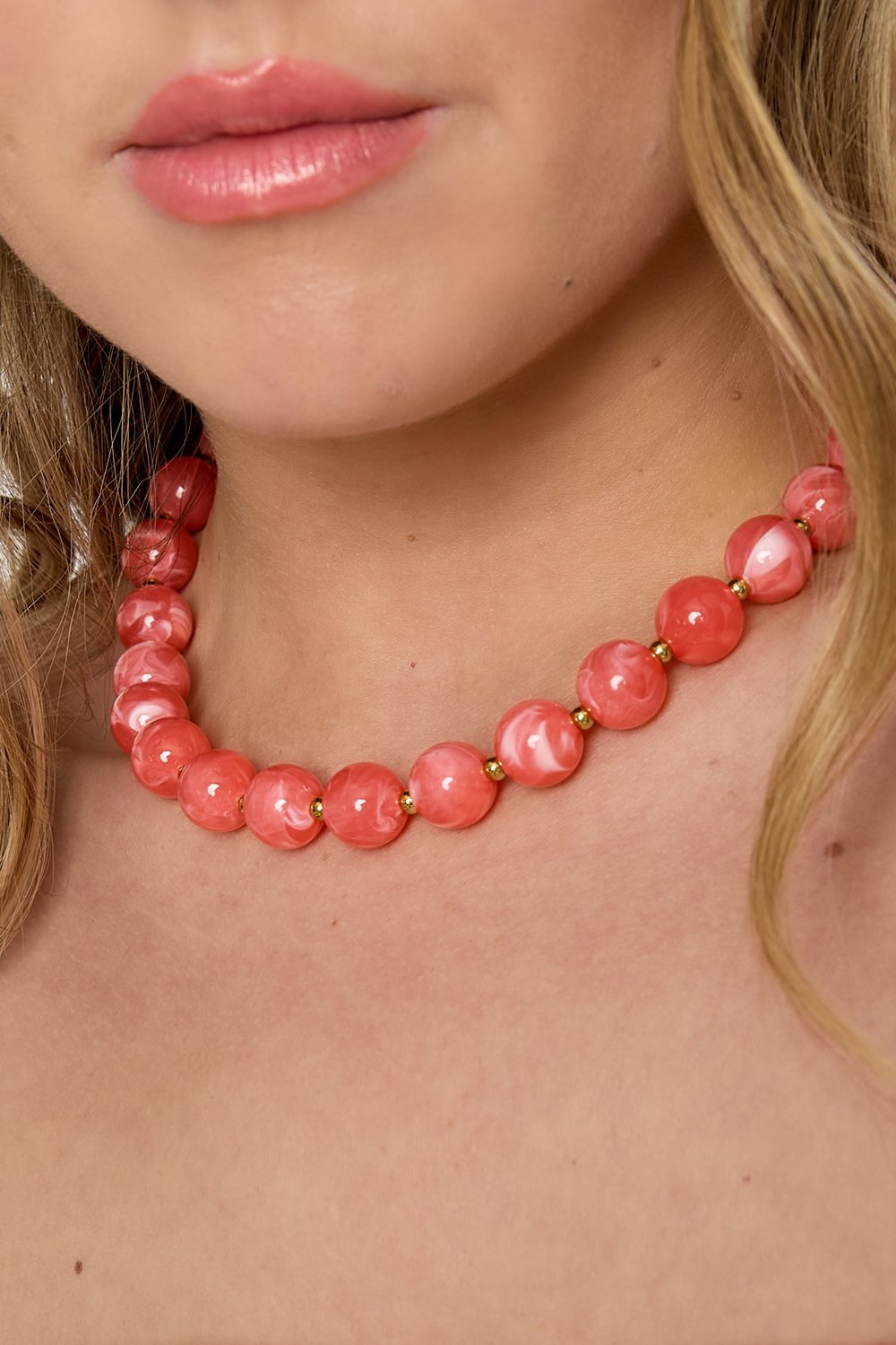 Colliers de perles acryliques - Collection simple et décontractée pour femmes - 135 mm Image3