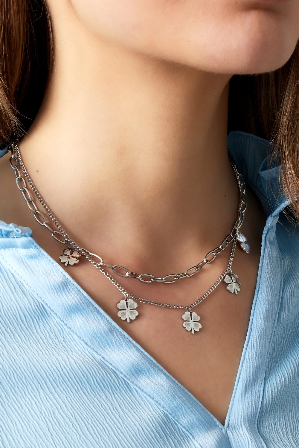 layered luck necklace Picture2