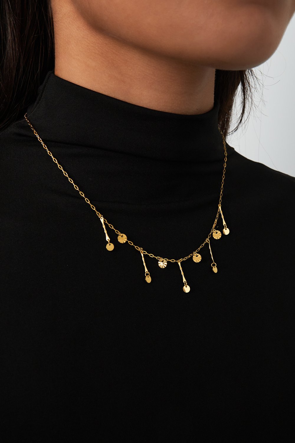 golden glimmer necklace Picture2