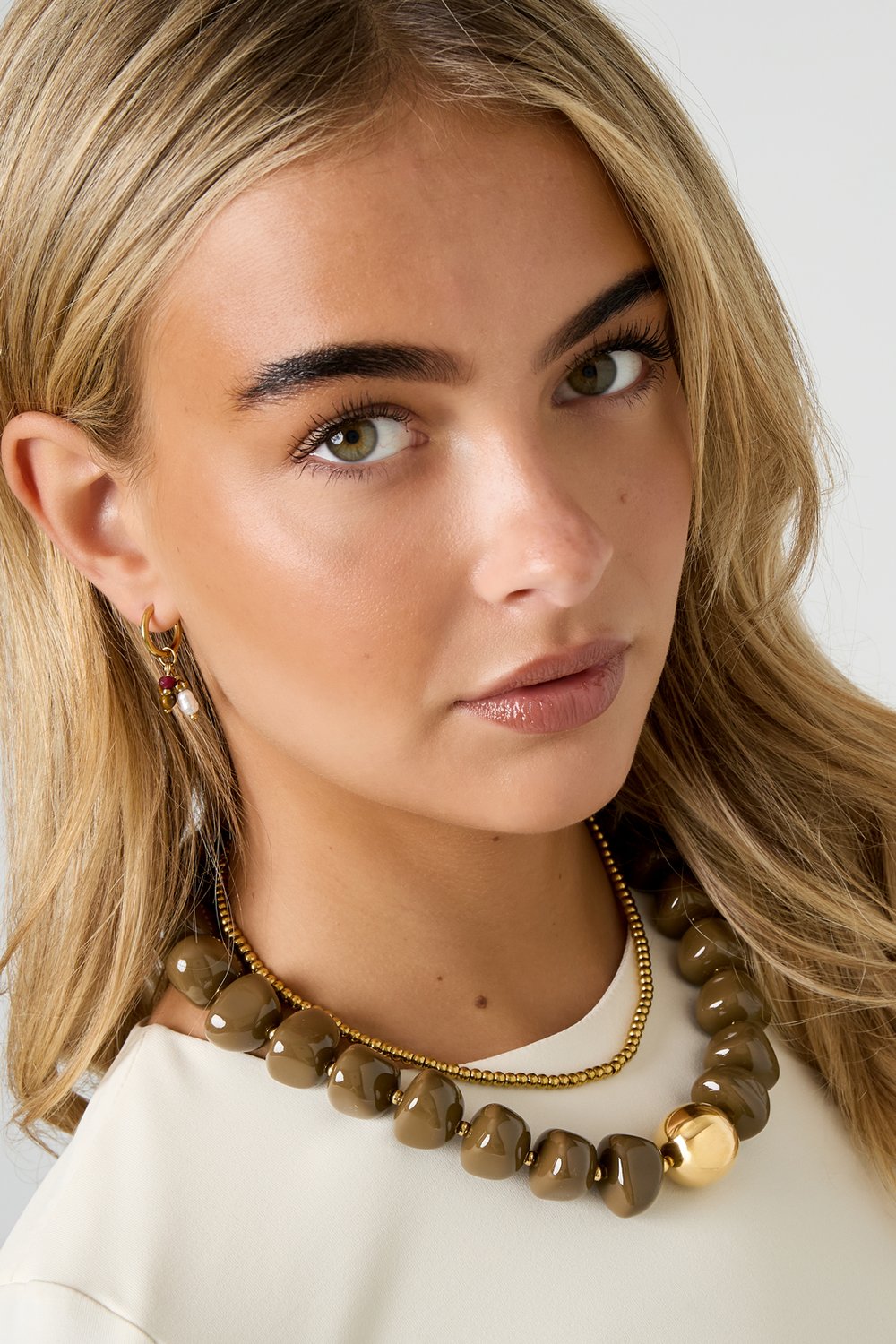 Acrylic Beaded Necklaces Beads Retro Daily Classic Series Women's jewelry h5Picture2