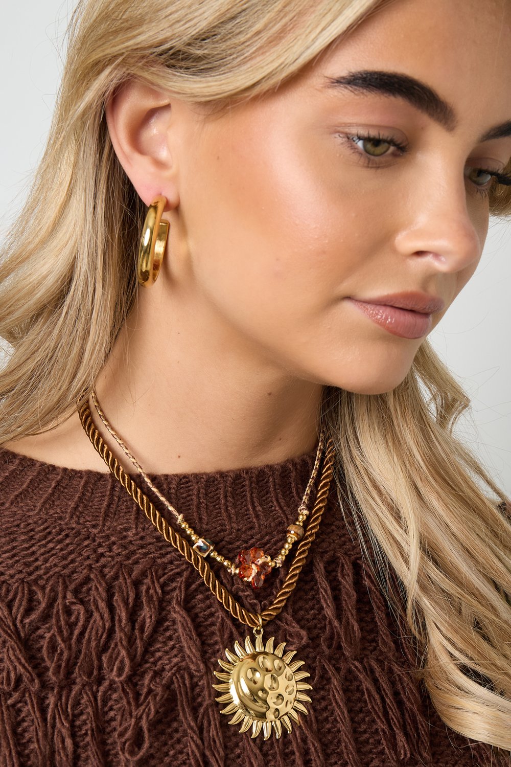 Polyester kralenkettingen Bloemen Casual Dagelijks Eenvoudig Serie Dames sieraden Afbeelding3