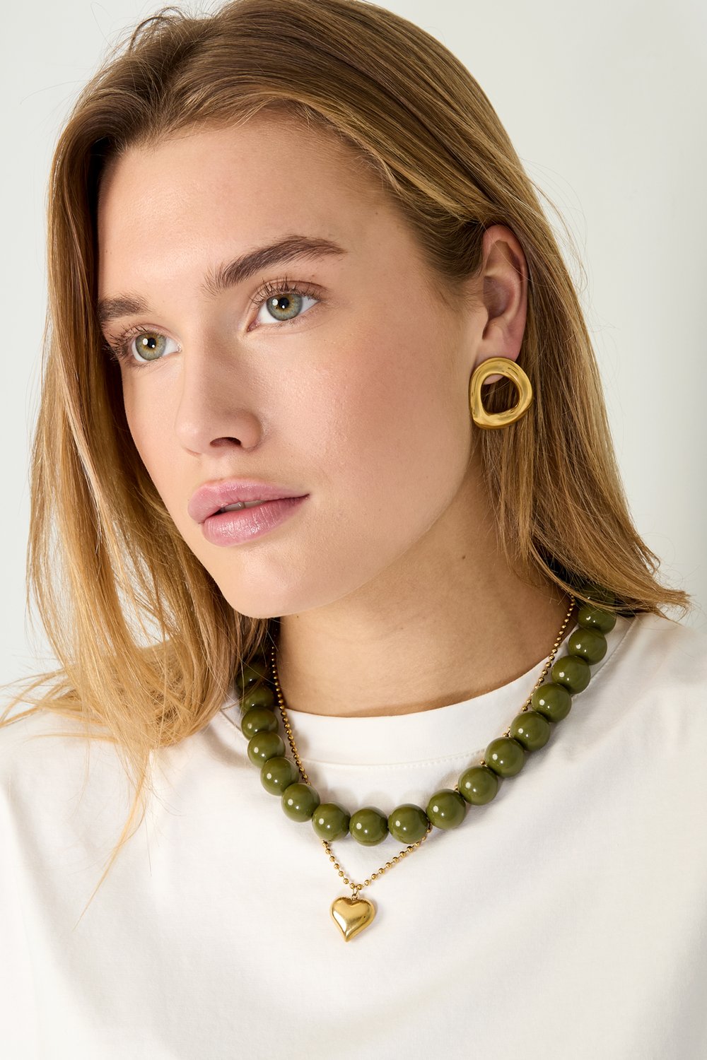 Large colored necklace - 15mm Picture2