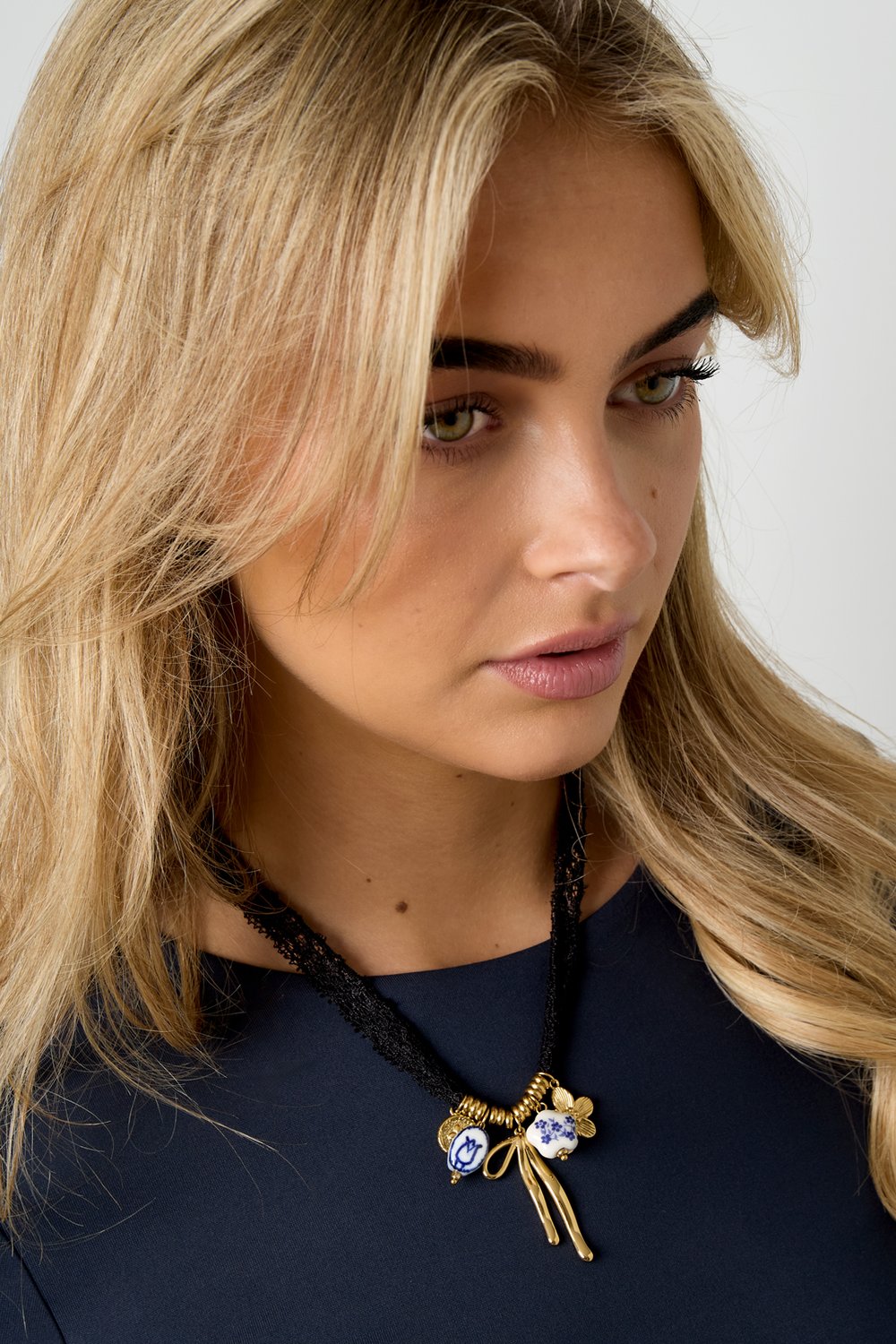 Polyester Long Necklaces Flower Casual Daily Romantic Series Women's jewelry h5Picture3