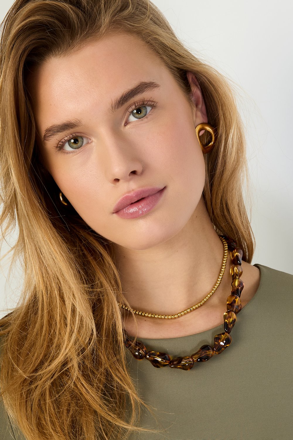 Acryl kralenkettingen Kralen Retro Daily Classic-serie Damessieraden Afbeelding2