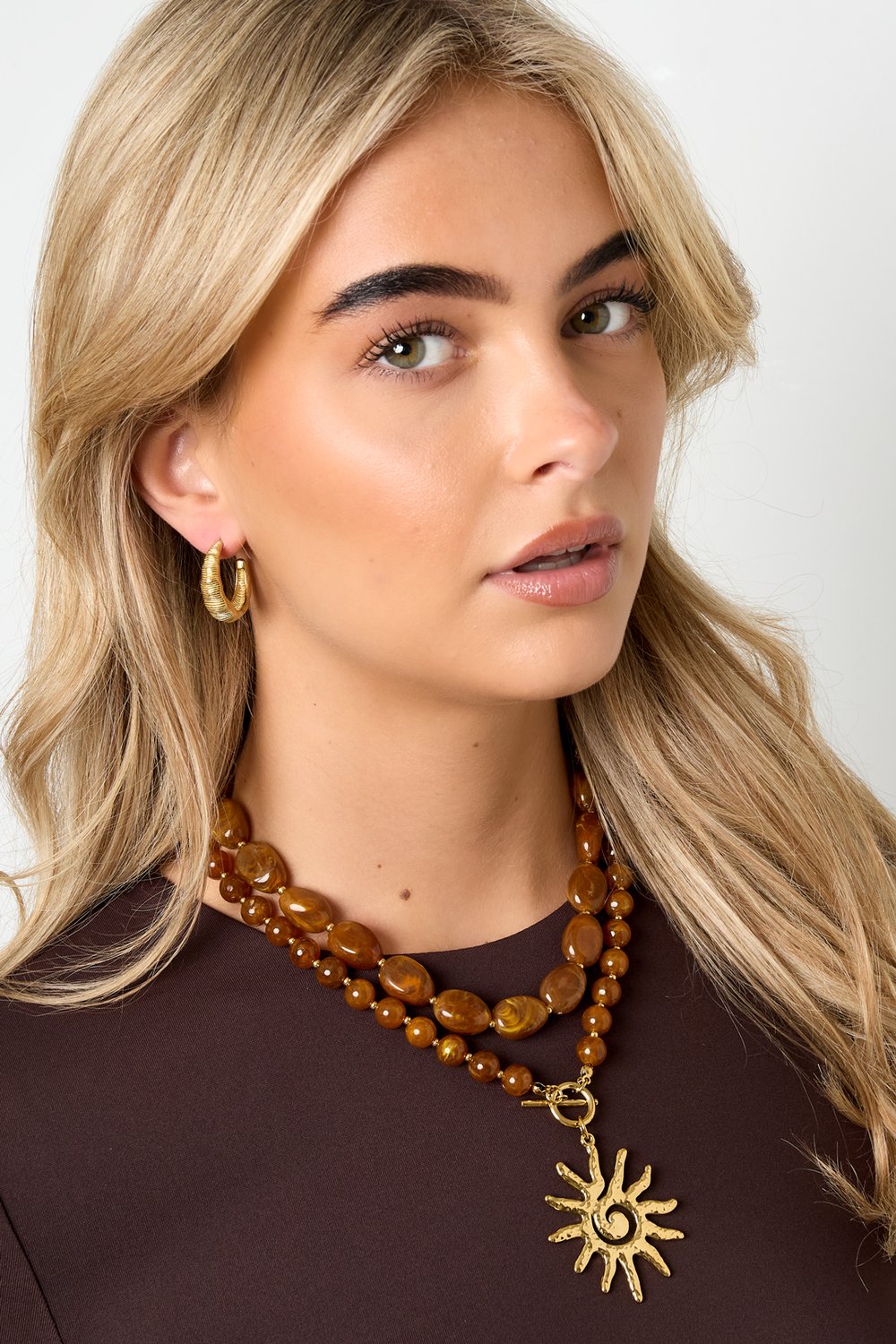 Acrylic Beaded Necklaces Beads Casual Daily Classic Series Women's jewelry Picture2