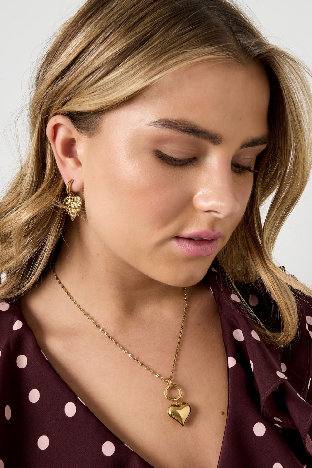 Collane con ciondolo Cuore Casual Quotidiano Semplice Serie Gioielli da donna h5Immagine2