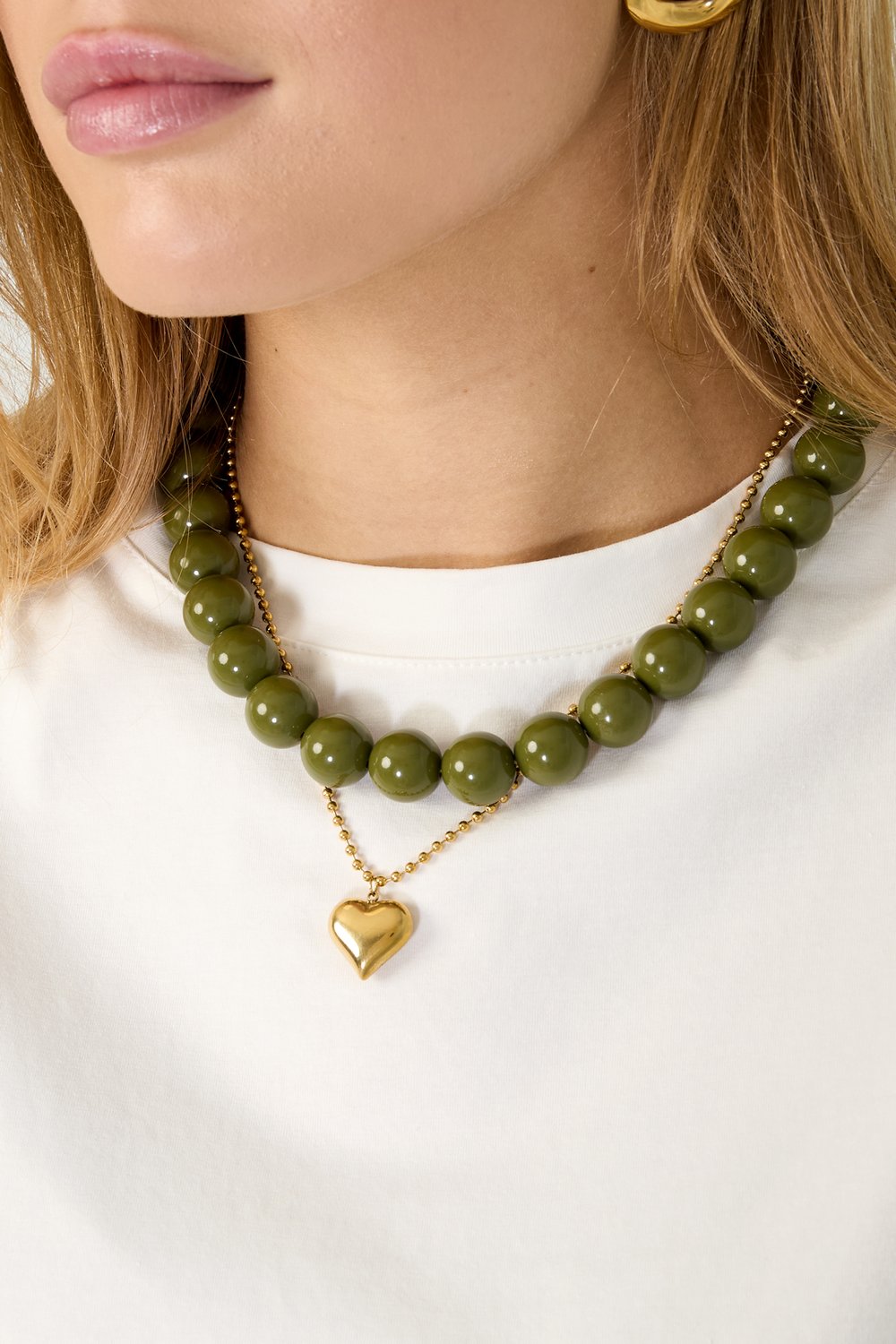 Large colored necklace - 15mm Picture5