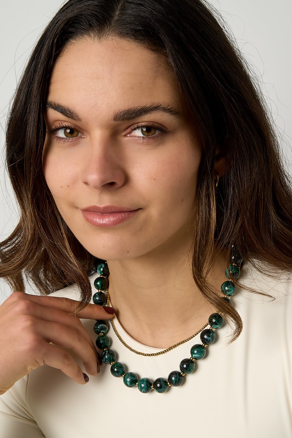 Colliers de perles acryliques - Collection simple et décontractée pour femmes - 135 mm Image4