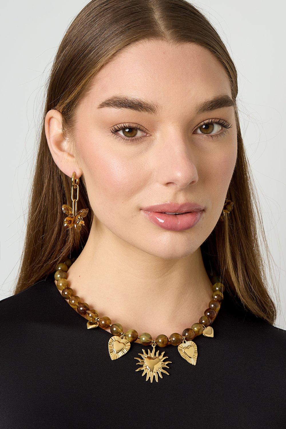 Bead necklace with summer charms Picture2