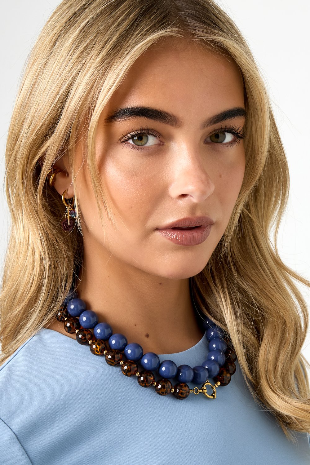 Large colored necklace - 15mm Picture3