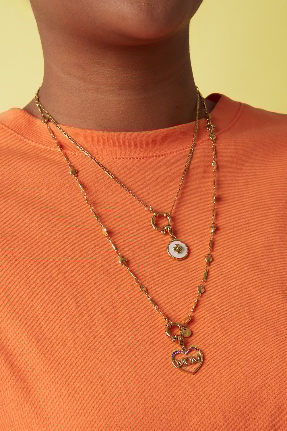 Chain with links and hearts detachable and adjustable Picture2