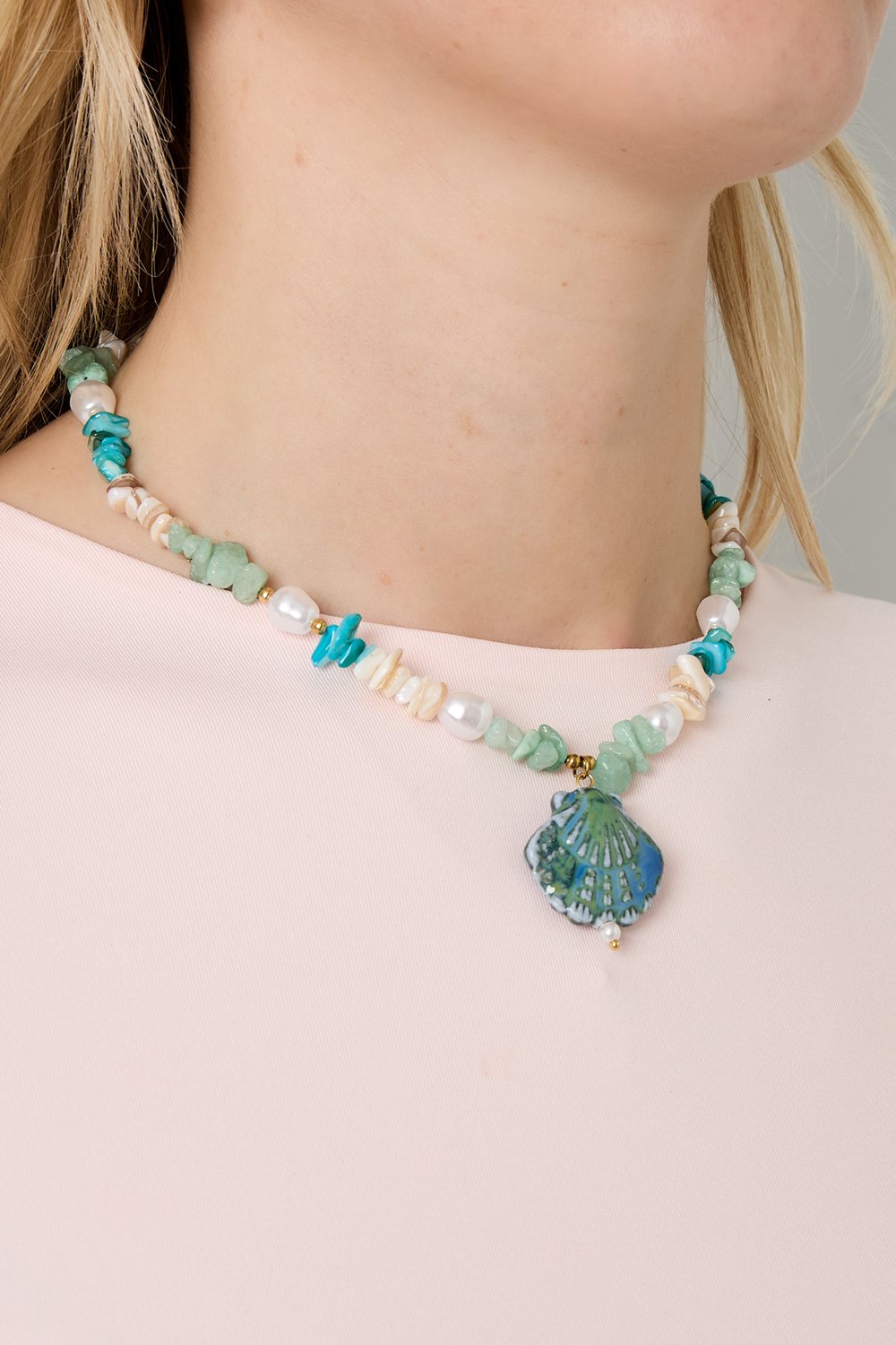 Stone Beaded Necklaces Turtle Casual Holiday/Beach Simple Series Women's jewelry h5Picture2