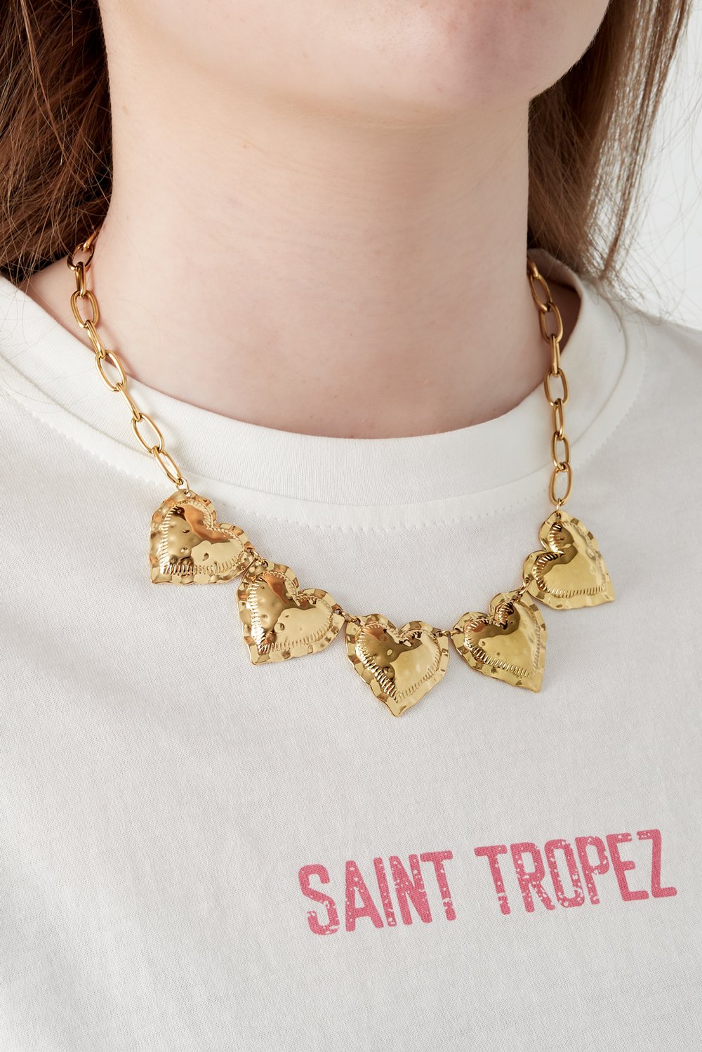 5 Hearts Necklace Picture2