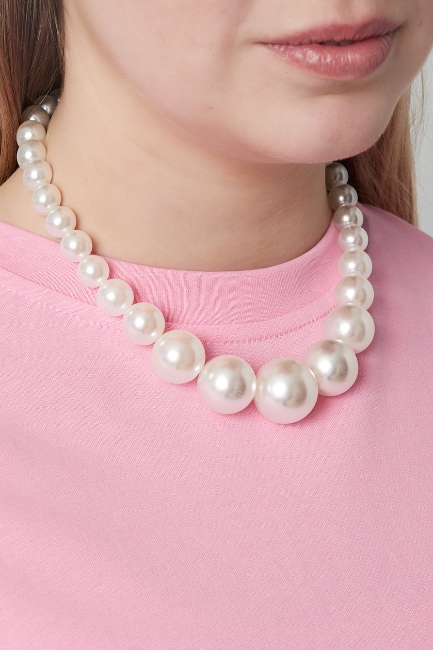 Honey pearl necklace -20mm Picture2