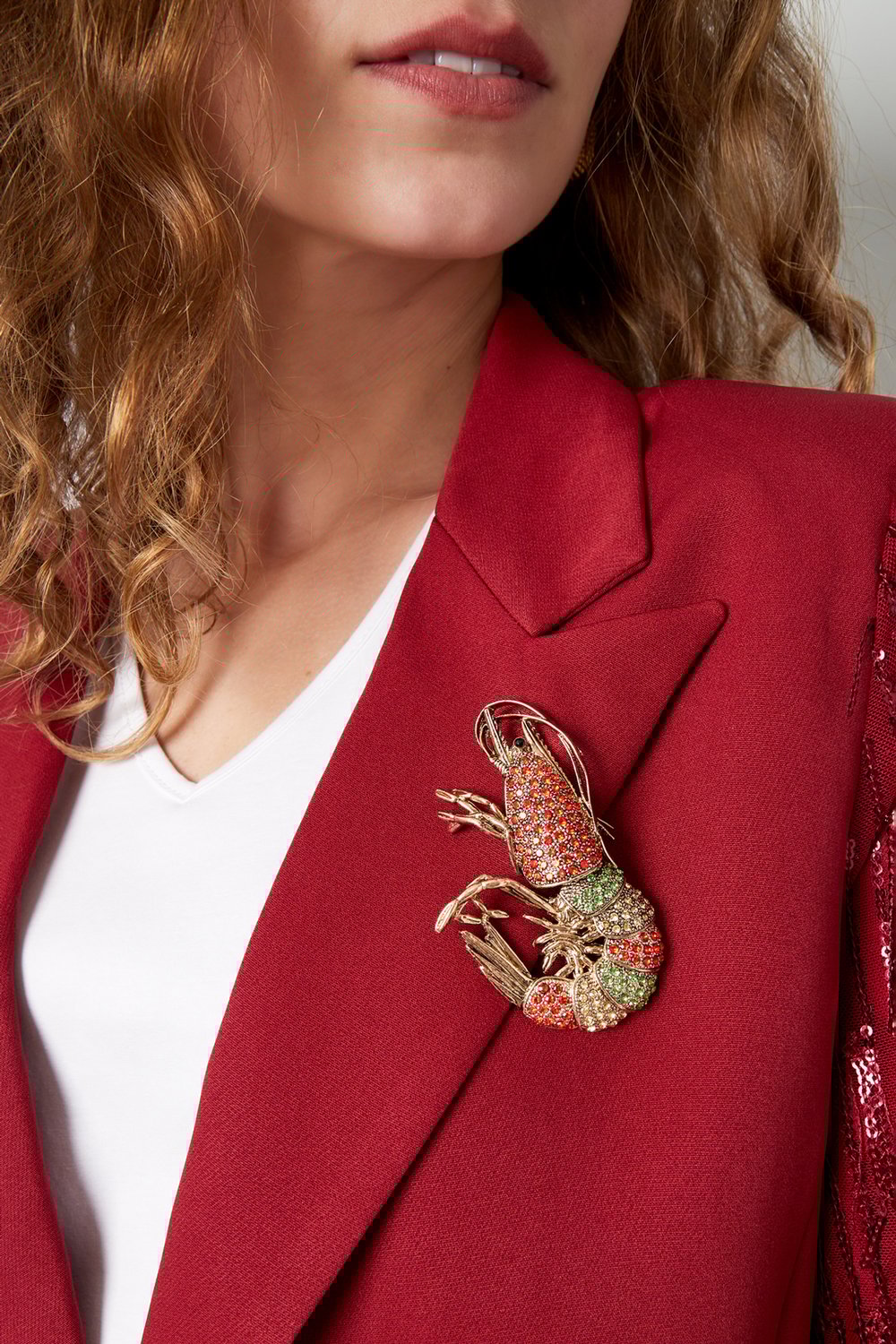 Shrimp Brooch - Multi h5Picture2